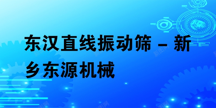 東漢直線振動篩 - 新鄉東源機械